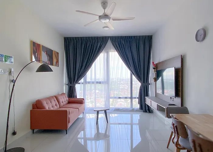 Mid Vally Southkey Jb, 2Br, Wifi, 7 Mins To Ciq , 5-7Pax