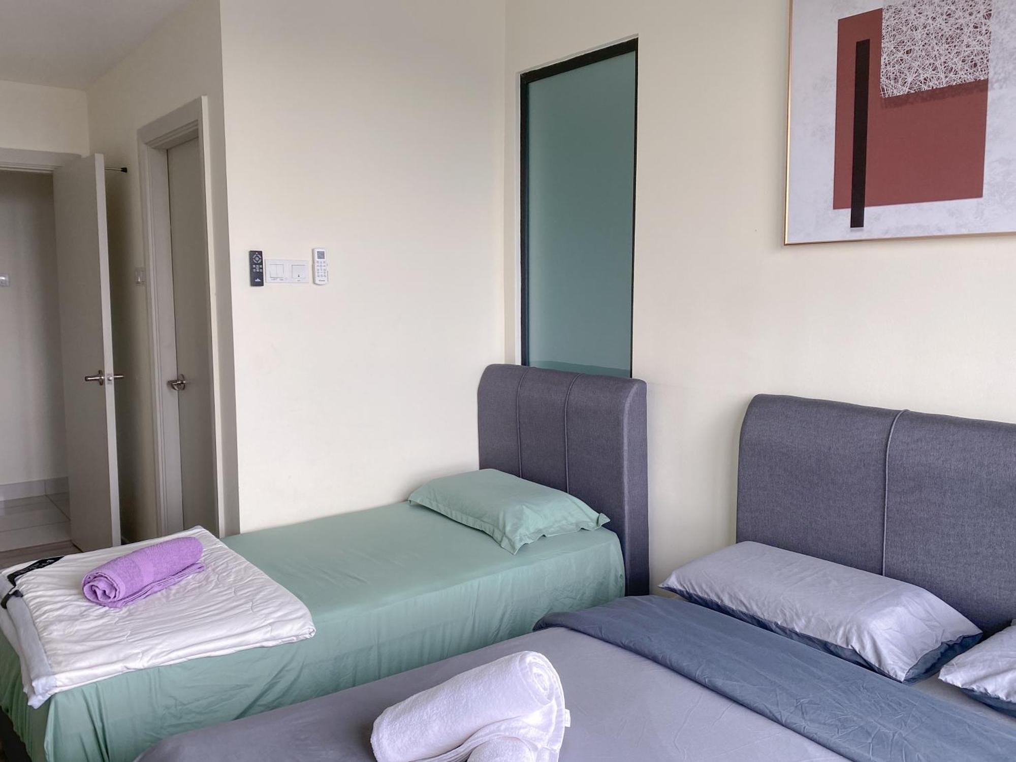 Mid Vally Southkey Jb, 2br, Wifi, 7 Mins To Ciq , 5-7pax Apartment Johor Bahru